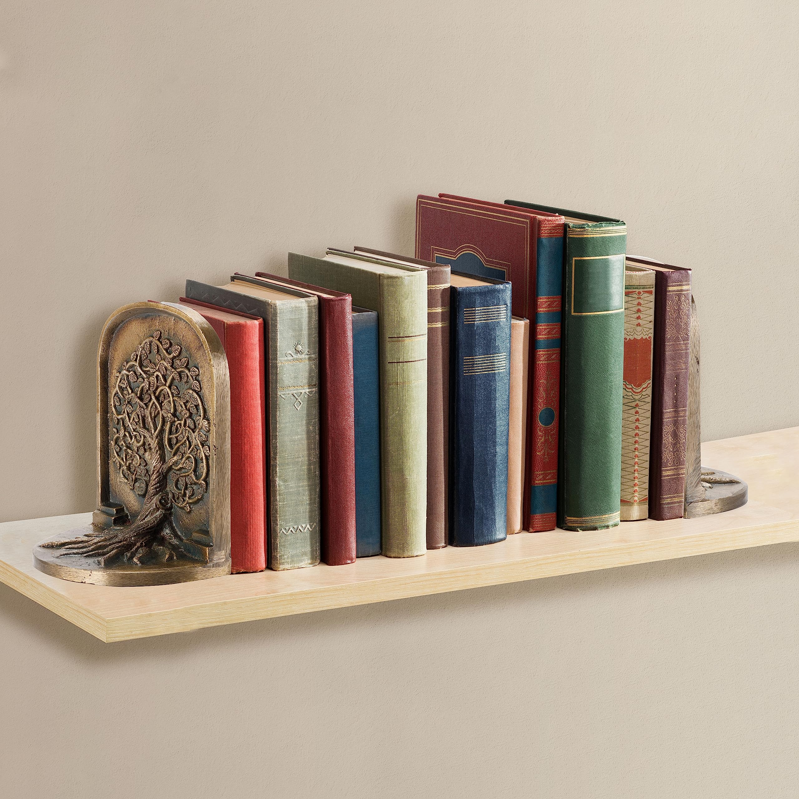 Rooted Grandeur Bookends